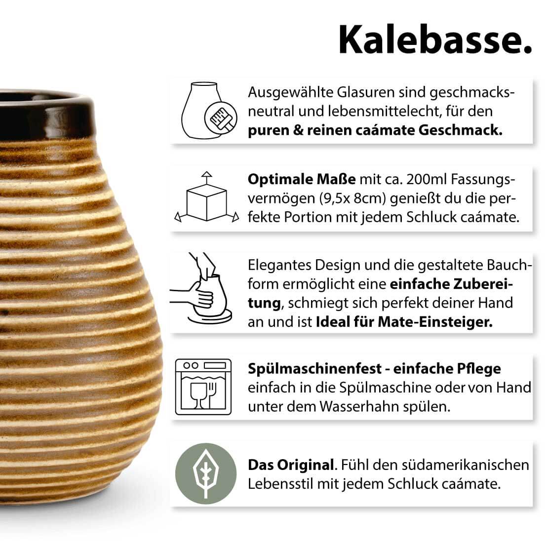 Matebecher gegossen.