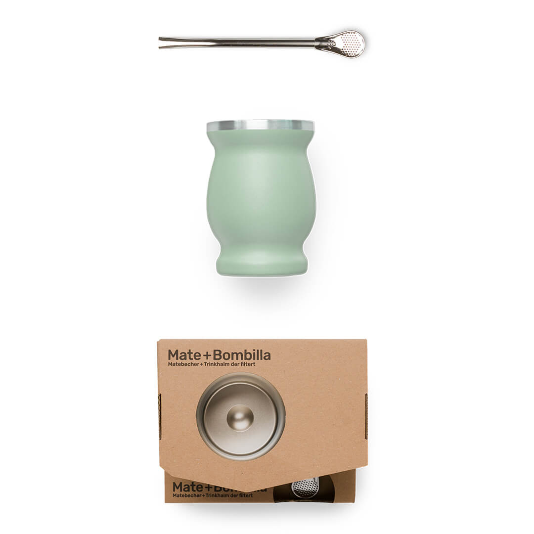 Edelstahl Mate + Bombilla