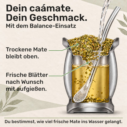 Mate Set für 2 Edelstahl