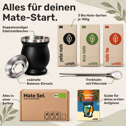 Mate Set Edelstahl