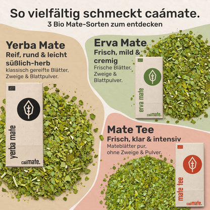 Mate Set für 2 Edelstahl